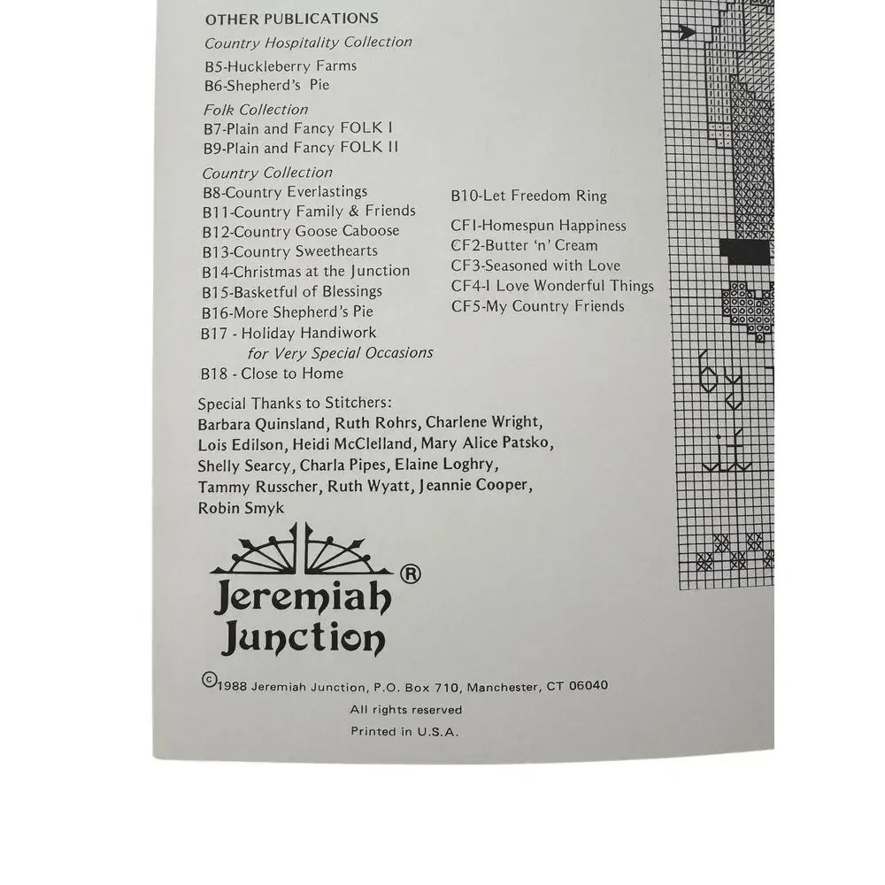 Vintage Close To Home Bible Quotes Cross Stitch Design Booklet #18 17 Designs
